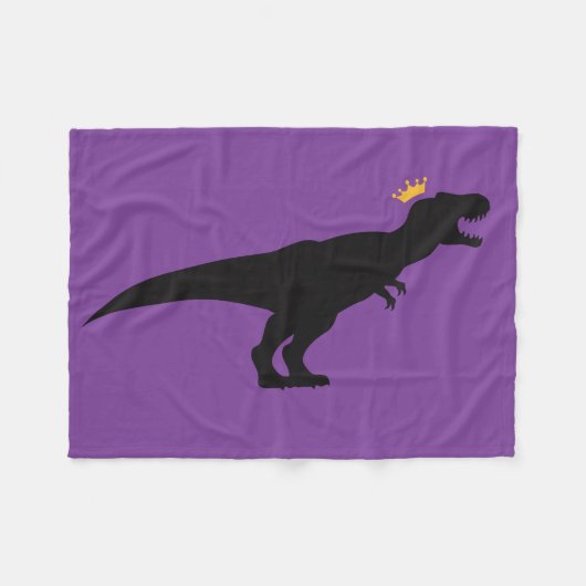 King T-Rex Fleecedecke (Vorderseite (Horizontal))