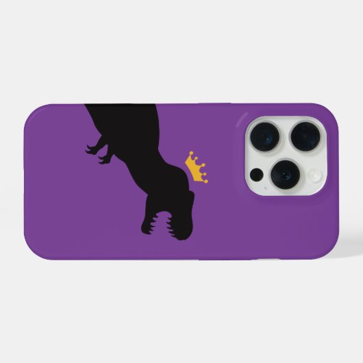 King T-Rex iPhone Hülle (Rückseite (Horizontal))