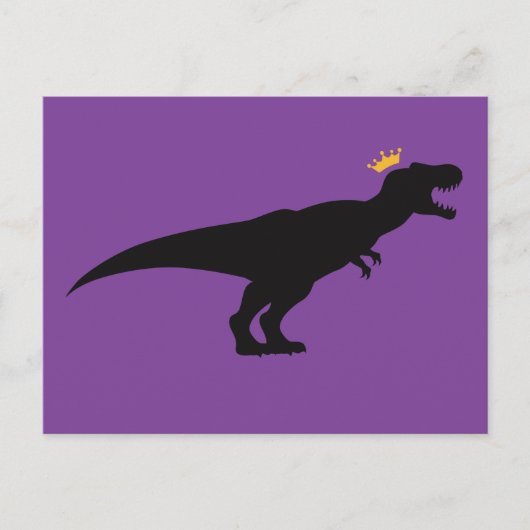 King T-Rex Postkarte (Vorderseite)
