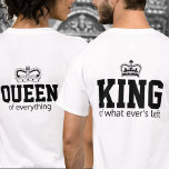 King T - Shirt<br><div class="desc">Typografie-T - Shirt passen für einen König.</div>