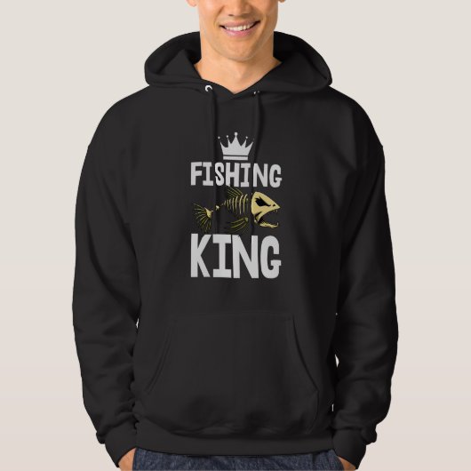 King T-Shirt Skeleton Fischknochen T-Shirts Sharp (Vorderseite)