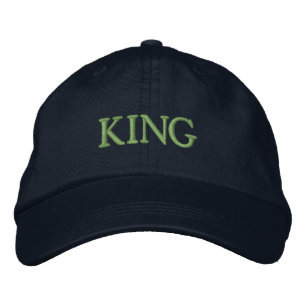 KING Text anpassbar für jeden Street Style Bestickte Baseballkappe