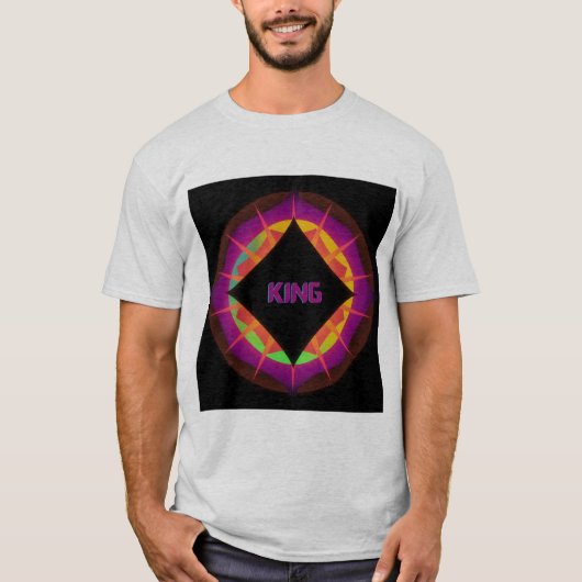 KING Text Ask Farbe Baumwolle Männer Frauen T-Shirt (Vorderseite)