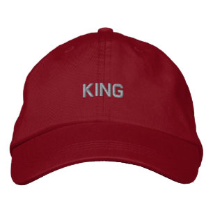 KING Text Cool Text Farbe - Sweet Boy-Hut Schön Bestickte Baseballkappe