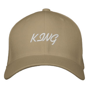 King Text Formal Flexfit Wolle Herren Handsome-Hat Bestickte Baseballkappe