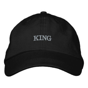 KING Text/Name Personalisierte benutzerdefinierte Bestickte Baseballkappe
