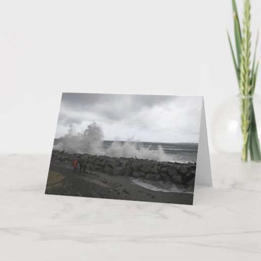 King Tide Waves am West Port, WA (Vorderseite)