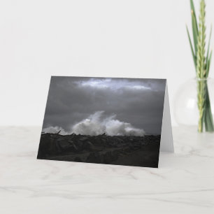 King Tide Waves am West Port, WA