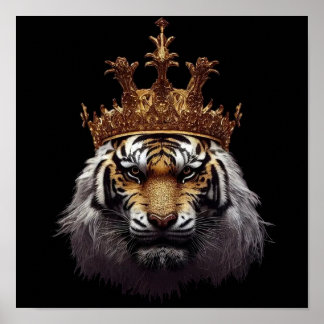 King Tiger Crown Poster