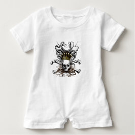 King Tintenfisch Skull Baby T-shirt