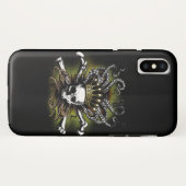 King Tintenfisch Skull Case-Mate iPhone Hülle (Rückseite (Horizontal))