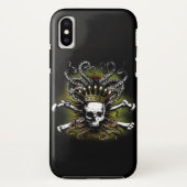 King Tintenfisch Skull Case-Mate iPhone Hülle (Rückseite)