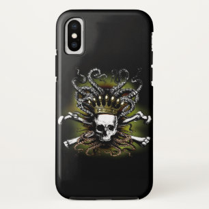 King Tintenfisch Skull iPhone X Hülle