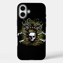 King Tintenfisch Skull iPhone 16 Plus Hülle