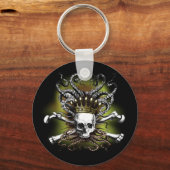 King Tintenfisch Skull Schlüsselanhänger (Vorderseite)