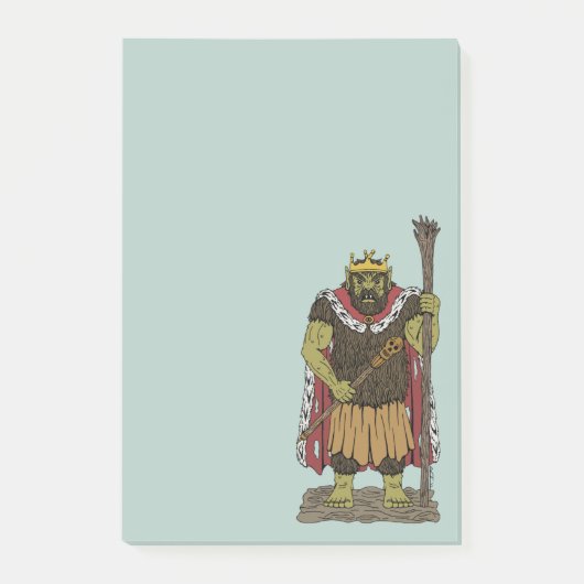 King Troll Post-it Klebezettel (Vorderseite)