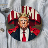 King Trump für Maga Button (Beispiel)