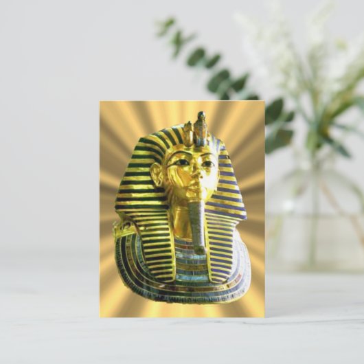 King Tut #2 Postkarte (Stehend Vorderseite)