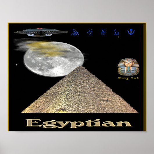 King tut digital art poster (Vorne)