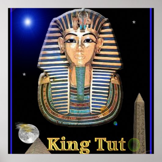 King tut digital art poster (Vorne)
