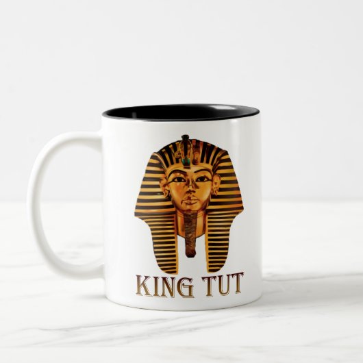 King Tut Golden Mask Zweifarbige Tasse (Links)