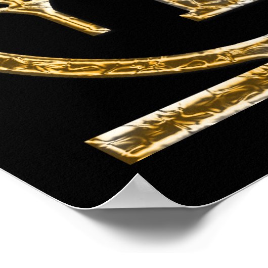 King Tut Hieroglyphics Poster Print (Ecke)