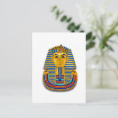 King Tut Mask Postkarte (Stehend Vorderseite)