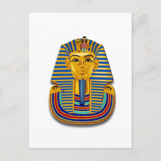 King Tut Mask Postkarte (Vorderseite)