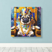 KING TUT-MOPS LEINWANDDRUCK (Insitu (Holzboden))