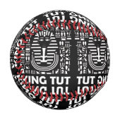 King tut pharaoh egyptian Hieroglyphe Alphabet Baseball (Vorderseite Links)