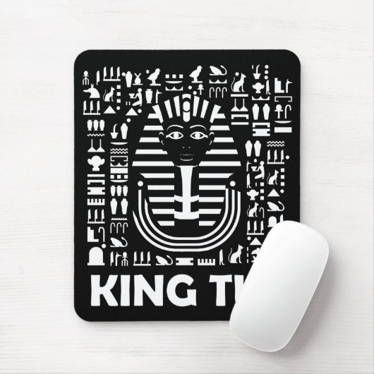 King tut pharaoh egyptian Hieroglyphe Alphabet Mousepad (Mit Mouse)