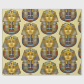 King Tut Pharaoh Pattern Geschenkpapier (Flach)