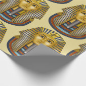 King Tut Pharaoh Pattern Geschenkpapier (Ecke)