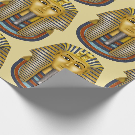 King Tut Pharaoh Pattern Geschenkpapier (Ecke)
