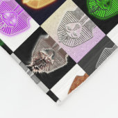 King Tut Pop Art Fleece Blanket (Ecke)