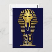 King Tut Postkarte (Vorne/Hinten)