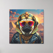 KING TUT PUG COOL 7 LEINWANDDRUCK (Vorderseite)