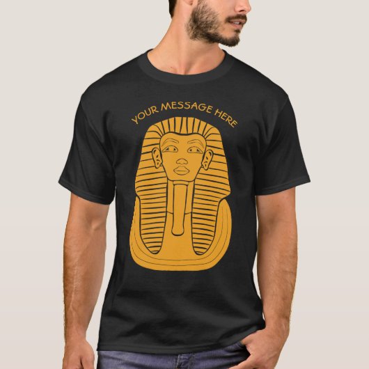 King Tut Tutankhamen Ancient Egyptian Graphic T-Shirt (Vorderseite)