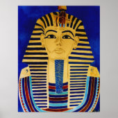 King Tut Tutankhamun Antike Ägyptische Kunstdrucke Poster (Vorne)