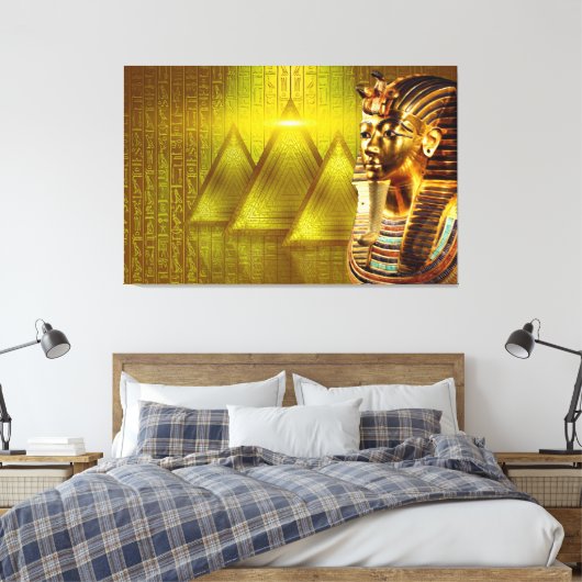 King Tut Tutankhamun Canvas Print Picture 10 Leinwanddruck (Insitu (Schlafzimmer))