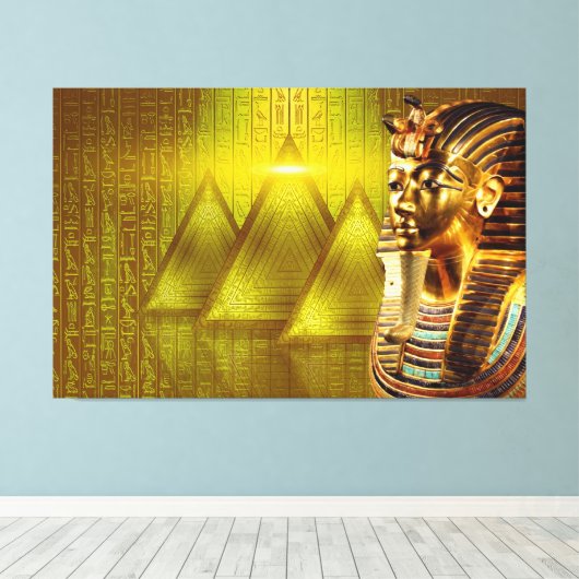 King Tut Tutankhamun Canvas Print Picture 10 Leinwanddruck (Insitu (Holzboden))