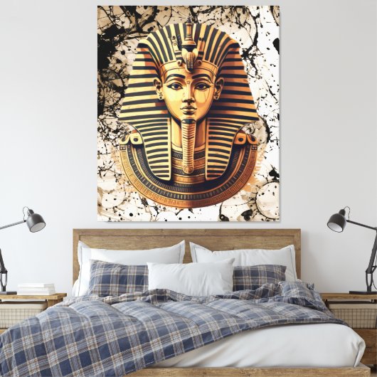 King Tut Tutankhamun Canvas Print Picture 12 Leinwanddruck (Insitu (Schlafzimmer))