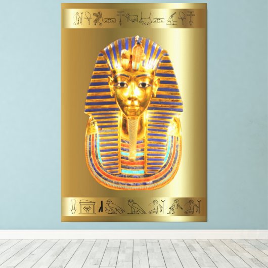 King Tut Tutankhamun Canvas Print Picture 2 Leinwanddruck (Insitu (Holzboden))