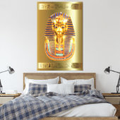 King Tut Tutankhamun Canvas Print Picture 2 Leinwanddruck (Insitu (Schlafzimmer))