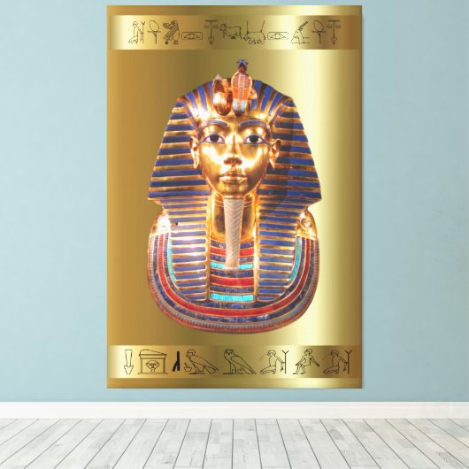 King Tut Tutankhamun Canvas Print Picture 3 Leinwanddruck (Insitu (Holzboden))