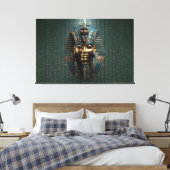 King Tut Tutankhamun Canvas Print Picture 4 Leinwanddruck (Insitu (Schlafzimmer))