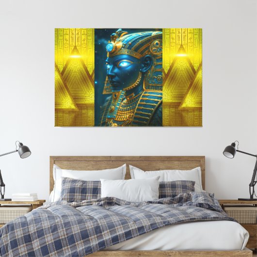 King Tut Tutankhamun Canvas Print Picture 6 Leinwanddruck (Insitu (Schlafzimmer))