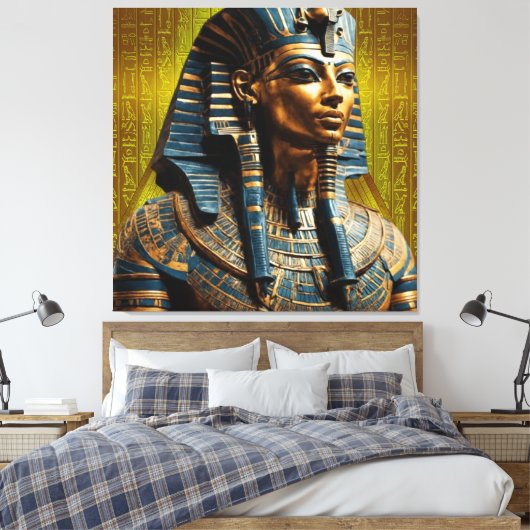 King Tut Tutankhamun Canvas Print Picture 7 Leinwanddruck (Insitu (Schlafzimmer))