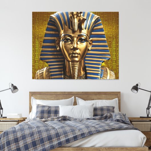 King Tut Tutankhamun Canvas Print Picture 8 Leinwanddruck (Insitu (Schlafzimmer))