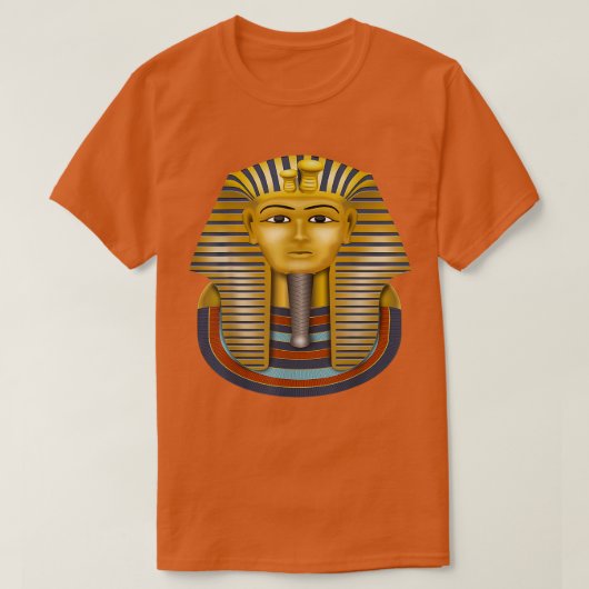King Tut Tutankhamun Gold Mask Egyptian Ancient Go T-Shirt (Design vorne)